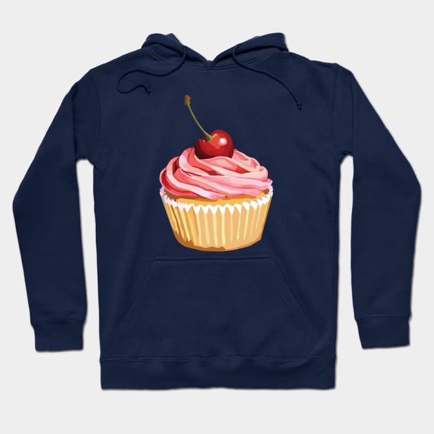 Pink Cupcake Hoodie by BeetleBrand